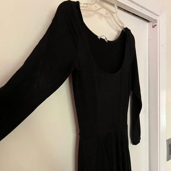 Reformation Rou Midi Fit & Flare Dress – Size Small, Classic Black - Picture 5 of 8